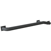 Truck pull in assist | hot-dip galvanized | angled to the left side,total length: approx. 3000 mm